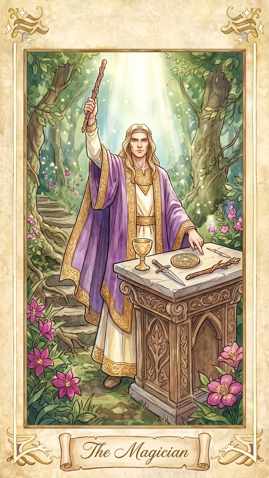 The Magician, Llewellyn deck