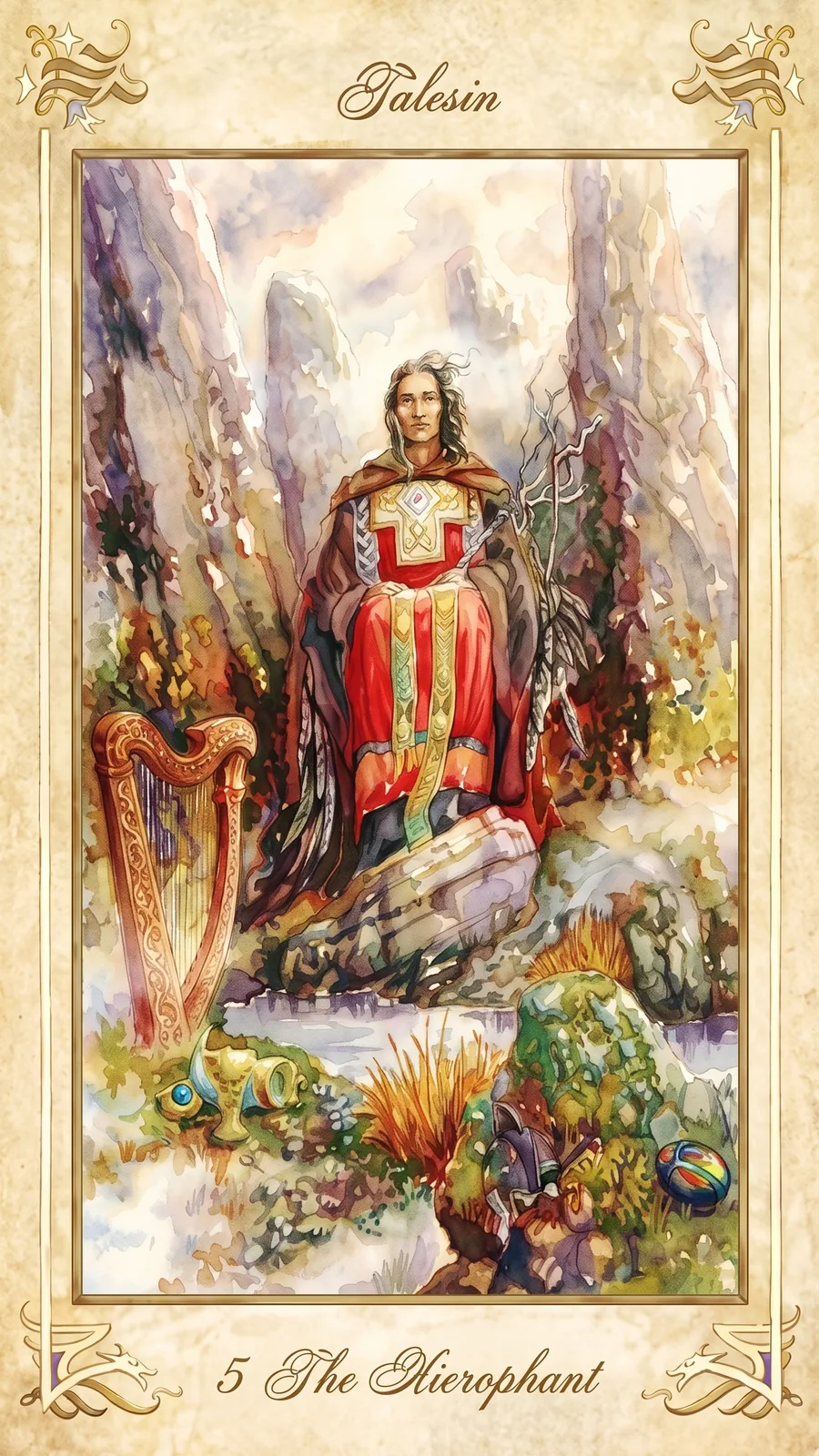 The Hierophant, Llewellyn deck