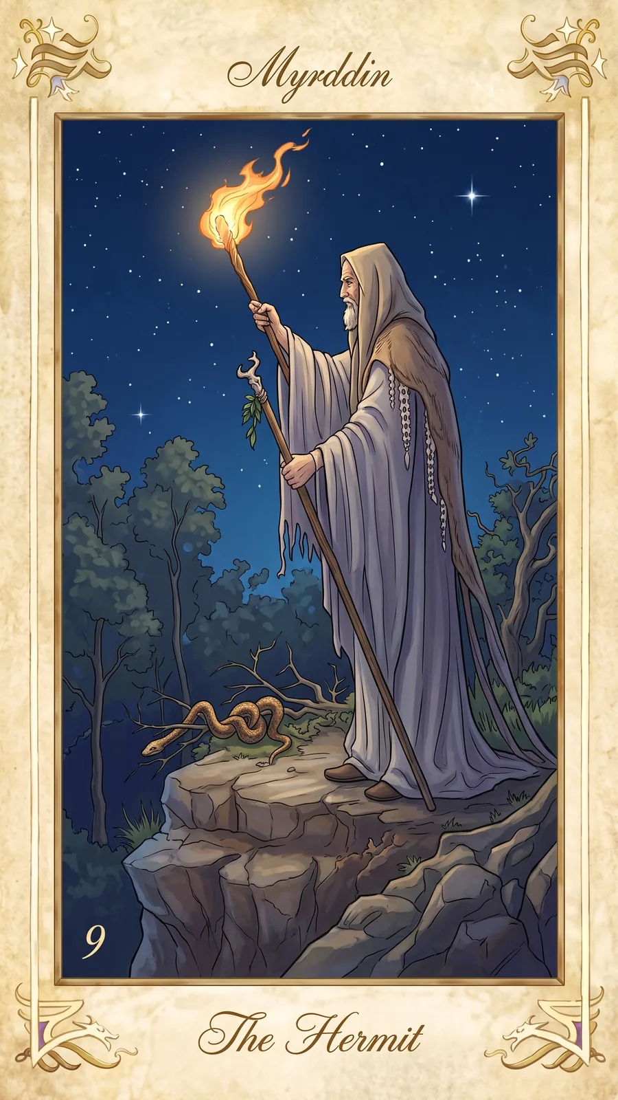 The Hermit, Llewellyn deck